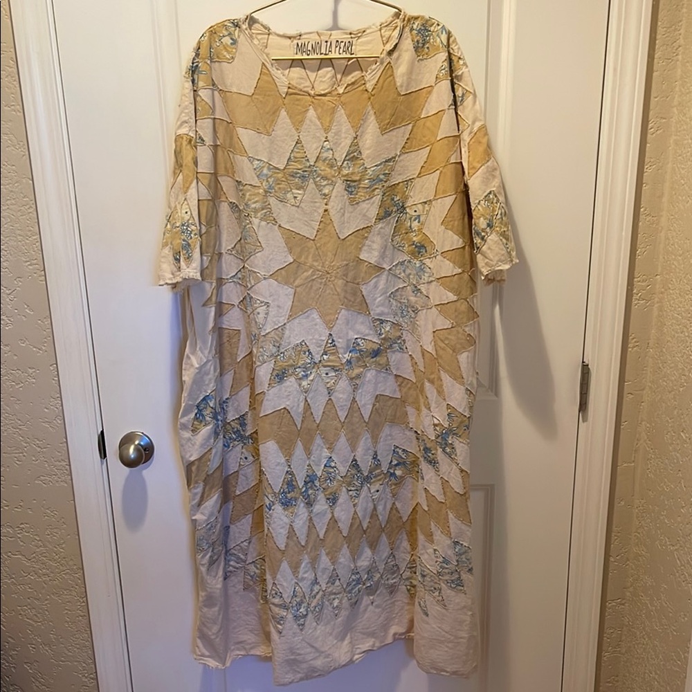 Magnolia Pearl Quiltwork Artist Smock Dress in Marisol dress 766